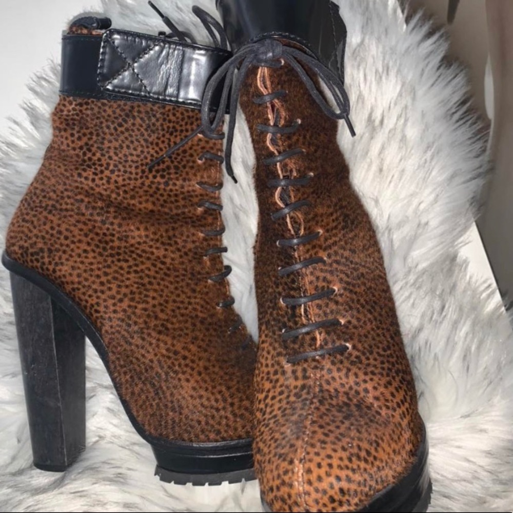 OPENING CEREMONY Platform Heels, Pony Hair boot